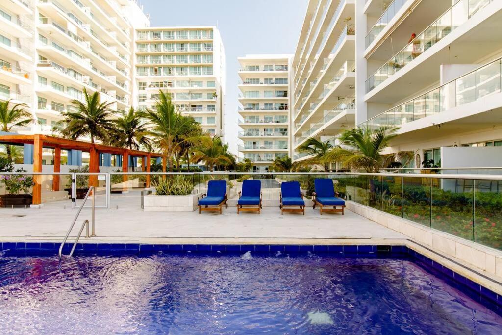 Hermoso Apartamento Con Todas Las Comodidades Acceso Directo A La Playa Morros Epic Sector La Boquilla Cumple Protocolos De Bioseguridad Cartagena Kültér fotó
